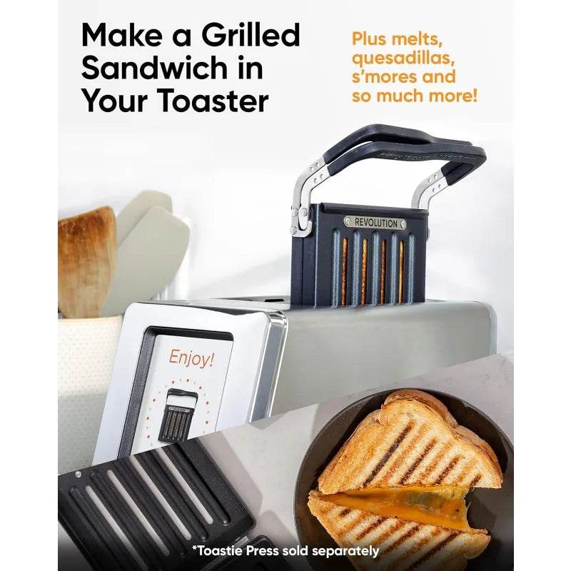 Revolution R180 Connect Plus Smart Toaster Bundle with Toastie Press & Warming Rack