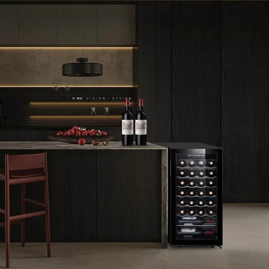 28 Bottle Compressor Wine Cooler Refrigerator - Loft&Timber