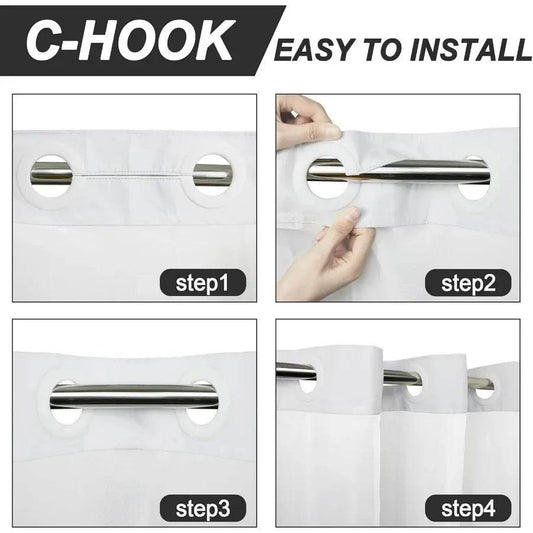 Modern Boho Black Striped Shower Curtain - Loft&Timber