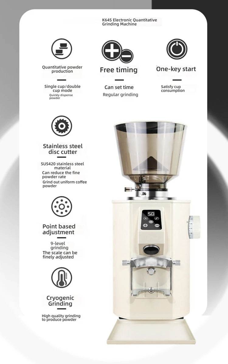 CAFOVO G264F Electric Coffee Grinder 2800RPM - Loft&Timber