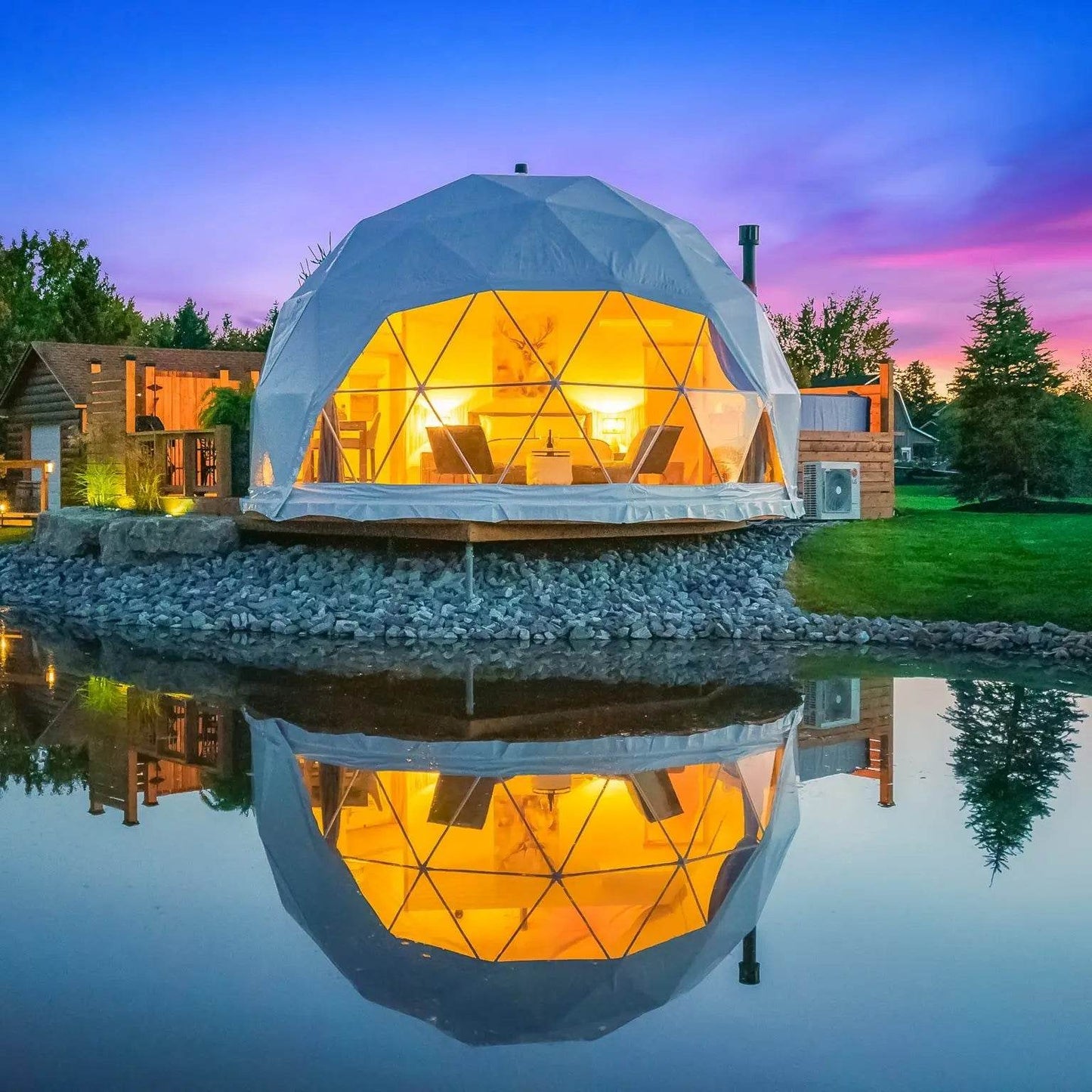 Geodesic Dome Manor Greenhouse Tent - Loft&Timber
