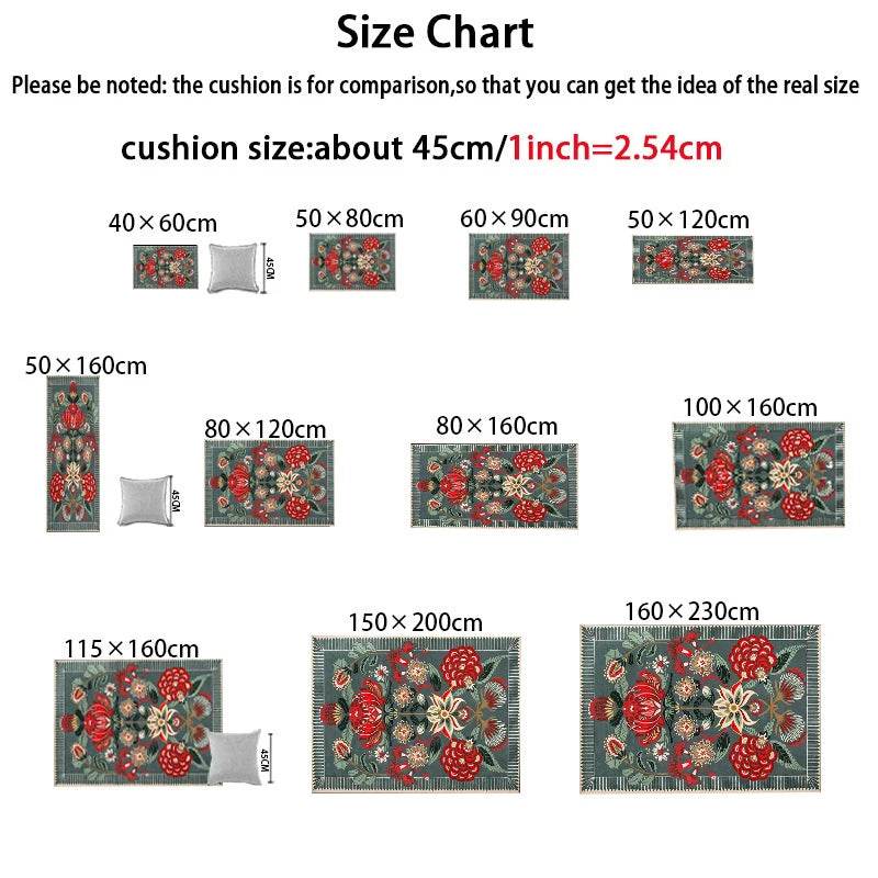 VIAKMA Luxury Study Floor Mat - Loft&Timber
