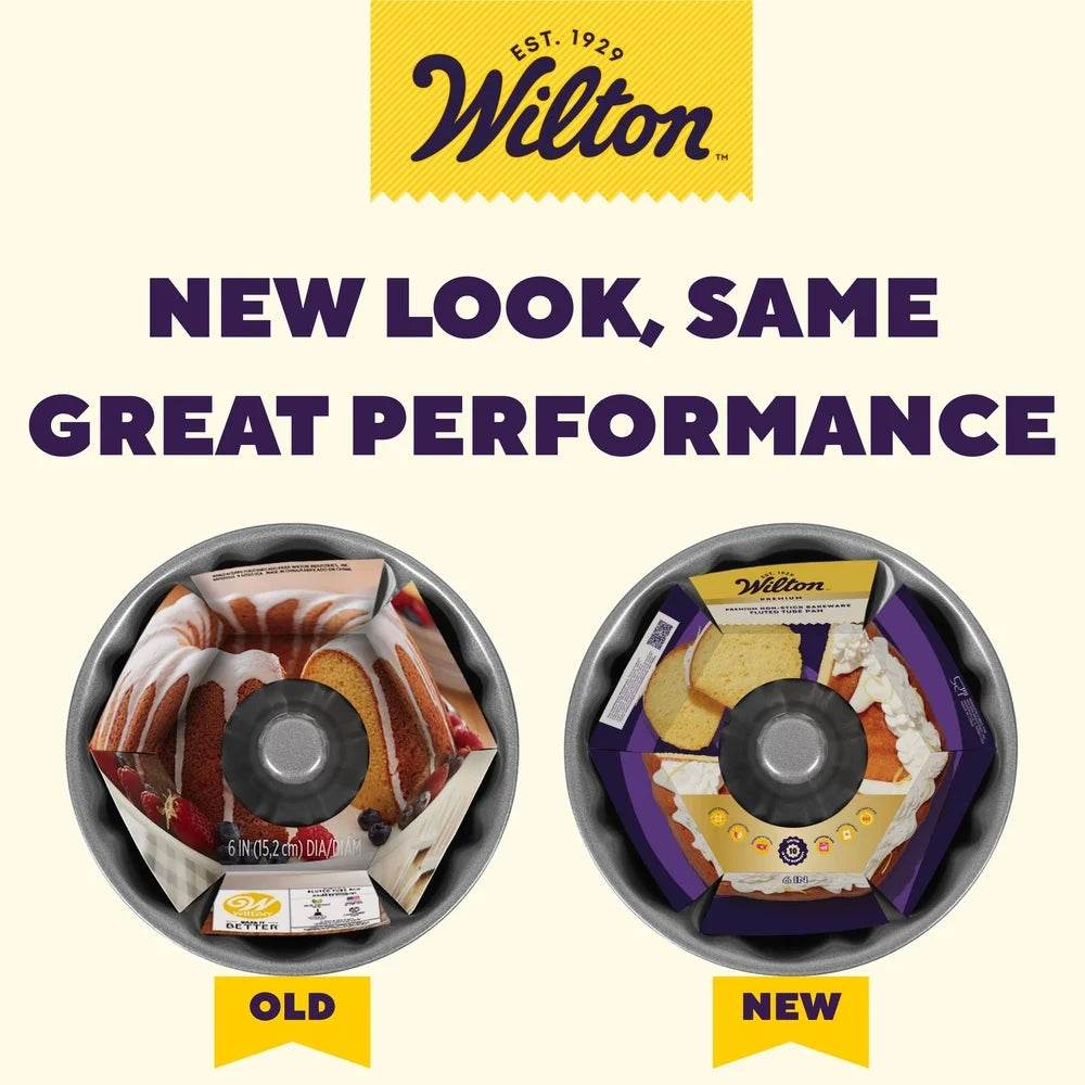 Premium 6 Inch Non Stick Steel Bundt Cake Fluted Tube Baking Pan - Loft&Timber