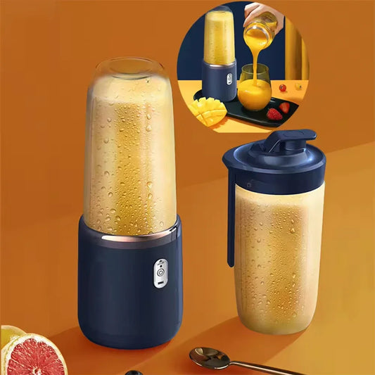 Portable Blender Bottle Electric 6 Blades Multifunction Juice Blender