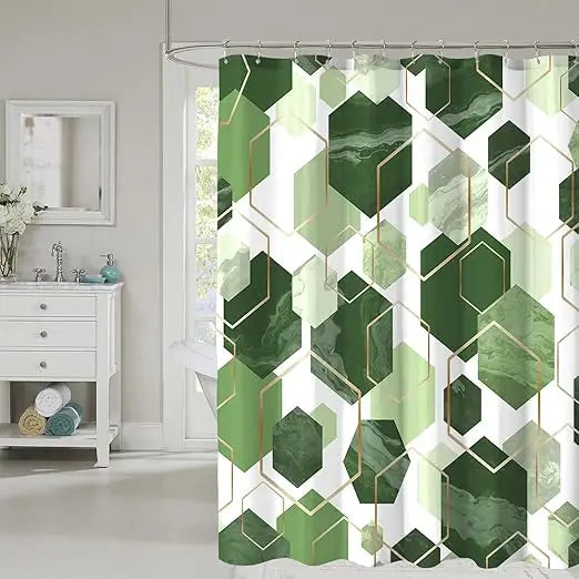 sage green shower curtain 72x72 in