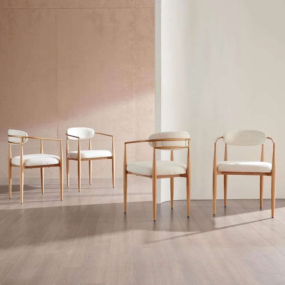 Modern Upholstered Dining Chairs Set of 4 - Loft&Timber