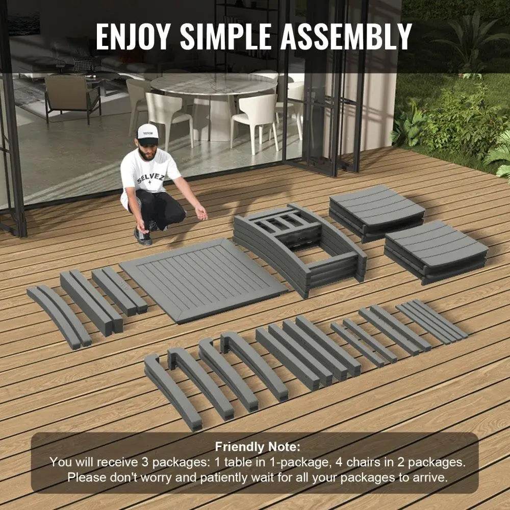 5 Piece Patio Dining - Loft&Timber
