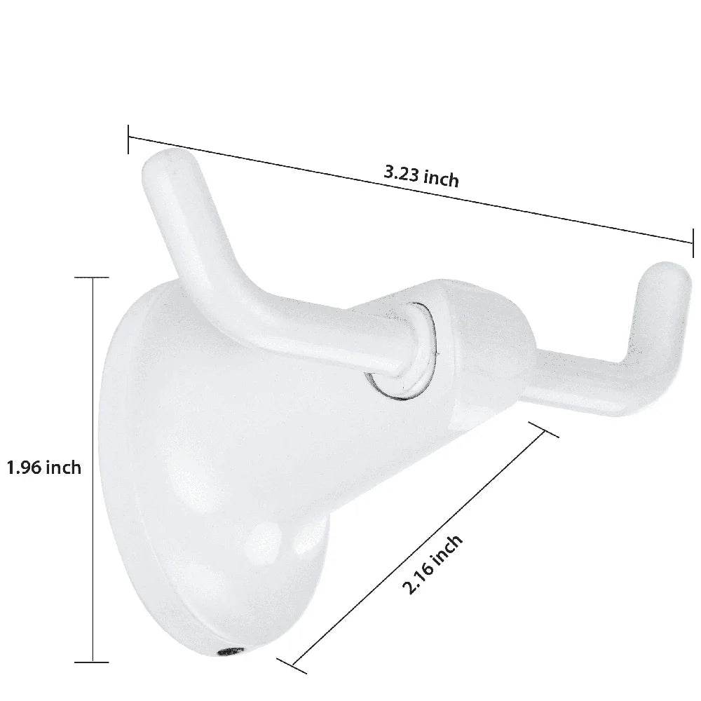 2 Pack Oval Steel Hook Wall Mount - Loft&Timber