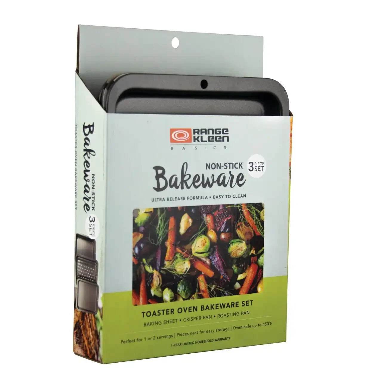 3-Piece Bakeware Set for Air Fryer and Toaster Oven - Loft&Timber