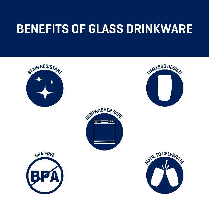 Ellendale Drinking Glass Set of 8 - Loft&Timber