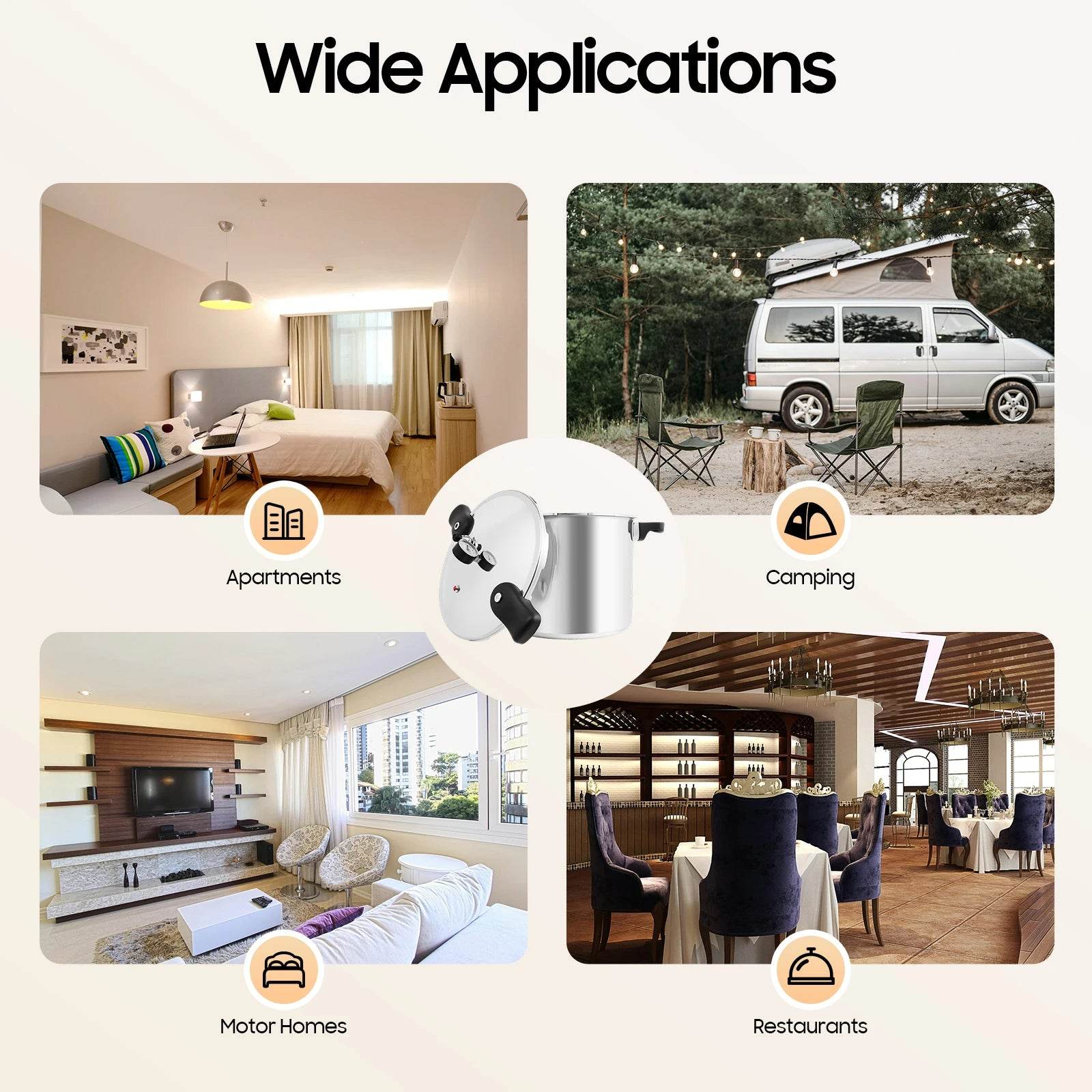 22L 90kpa Stovetop Pressure Cooker - Loft&Timber