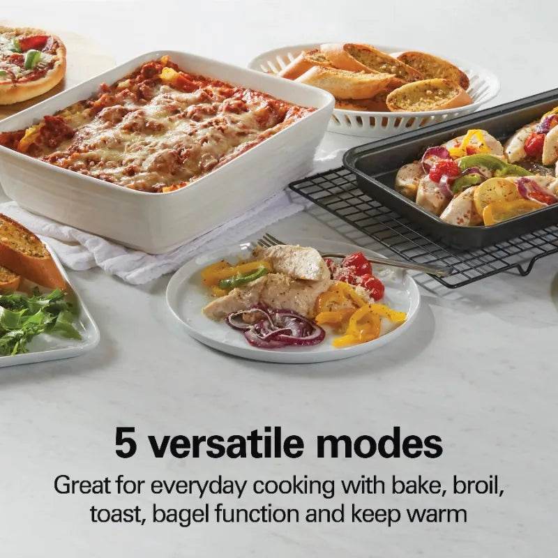 Hamilton Beach 4 Slice Toaster Oven, with 5 Versatile Cooking Modes - Loft&Timber