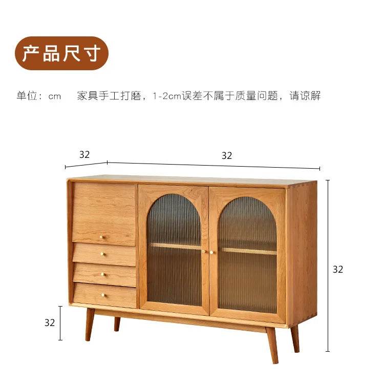 Japanese Vintage Solid Wood Sideboard - Loft&Timber