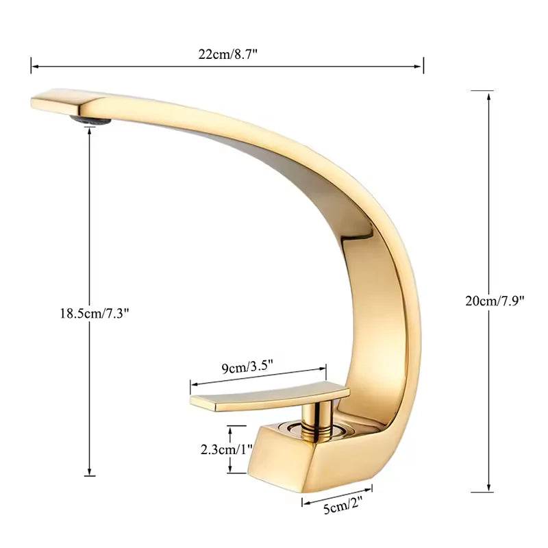 Luxury Brass Basin Faucet - Loft&Timber