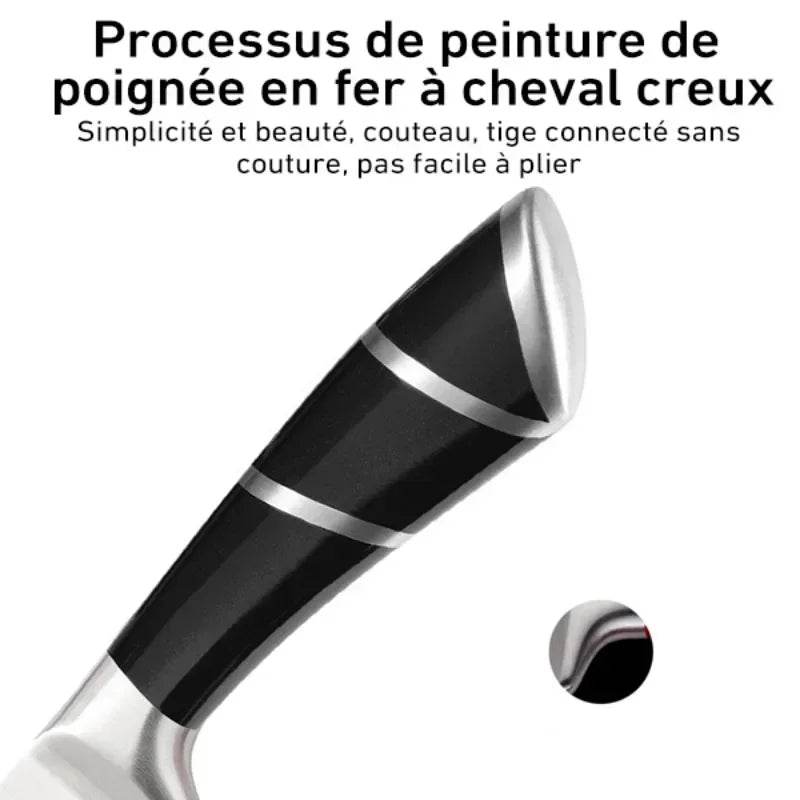 Kitchen Knife Set 9pcs Stainless Steel - Loft&Timber