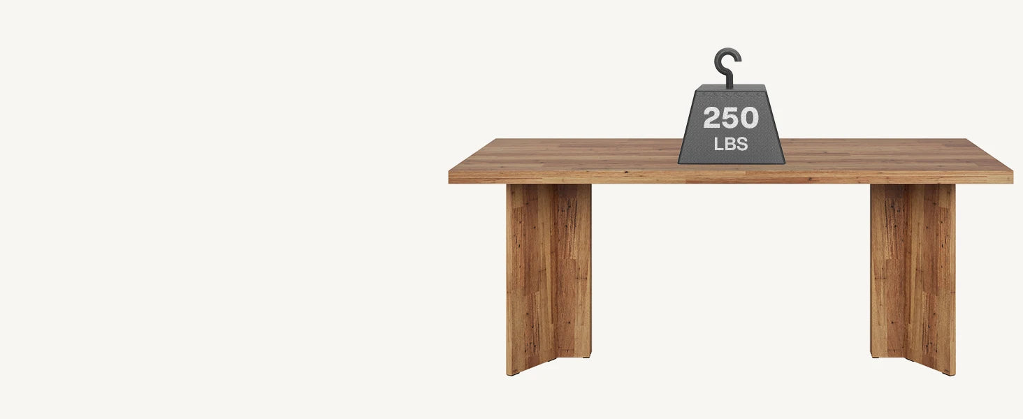 63" Dining Table for 4-6 - Loft&Timber