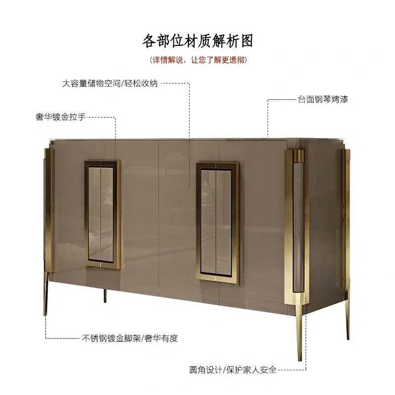 Edge Ark Aparador Carro Herramientas Taller Con Ruedas Sideboard - Loft&Timber