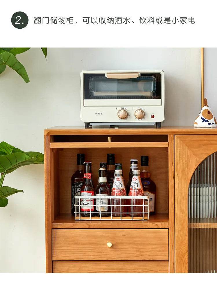 Japanese Vintage Solid Wood Sideboard - Loft&Timber