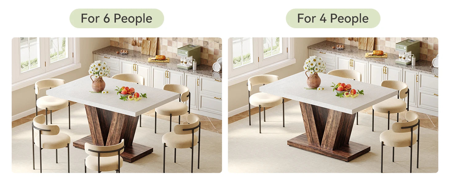 LITTLE TREE 47" Inches Dining Table for 4 - Loft&Timber