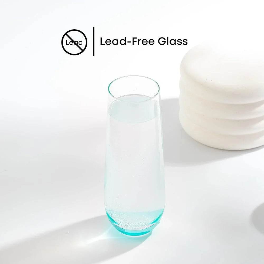 Colorful Champagne glass set of 6 - Loft&Timber