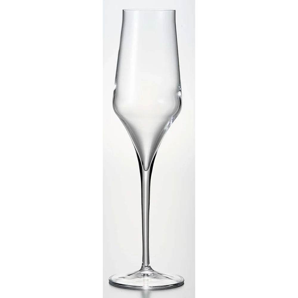 Durable Lead Free Crystal Champagne Glasses Set of 2 8 oz - Loft&Timber