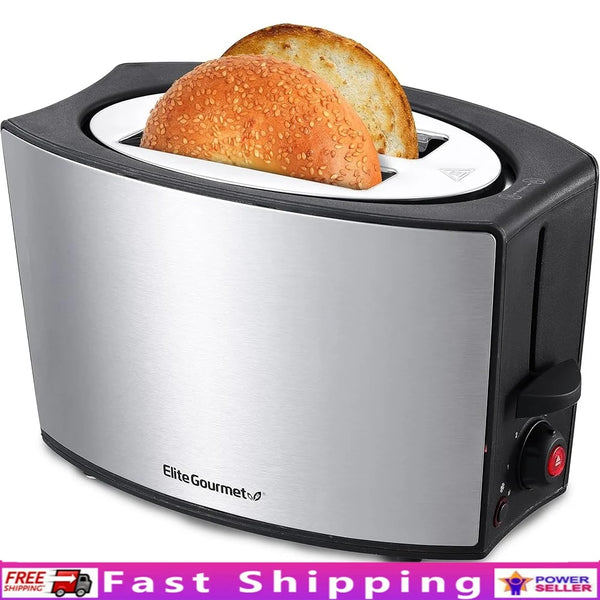 Extra Wide 2 Slice Toaster with 1.25 Inch Slots