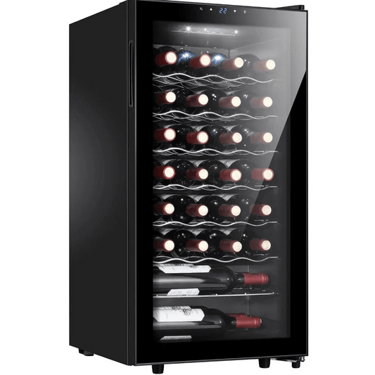 28 Bottle Compressor Wine Cooler Refrigerator - Loft&Timber