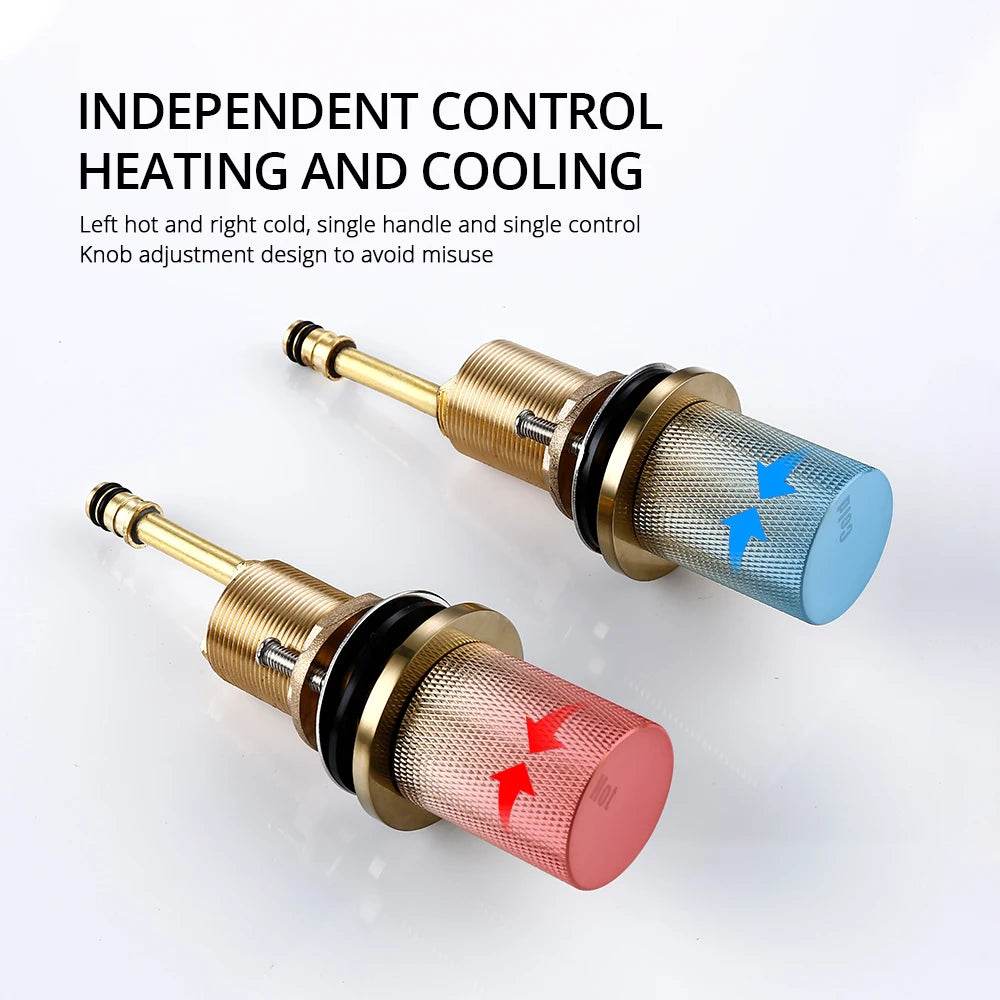 Brushed Gold Basin Faucet - Loft&Timber