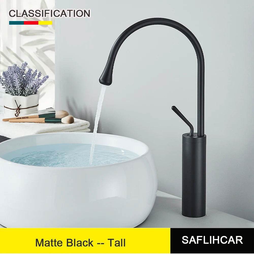 Brushed Gold Basin Faucet - Loft&Timber