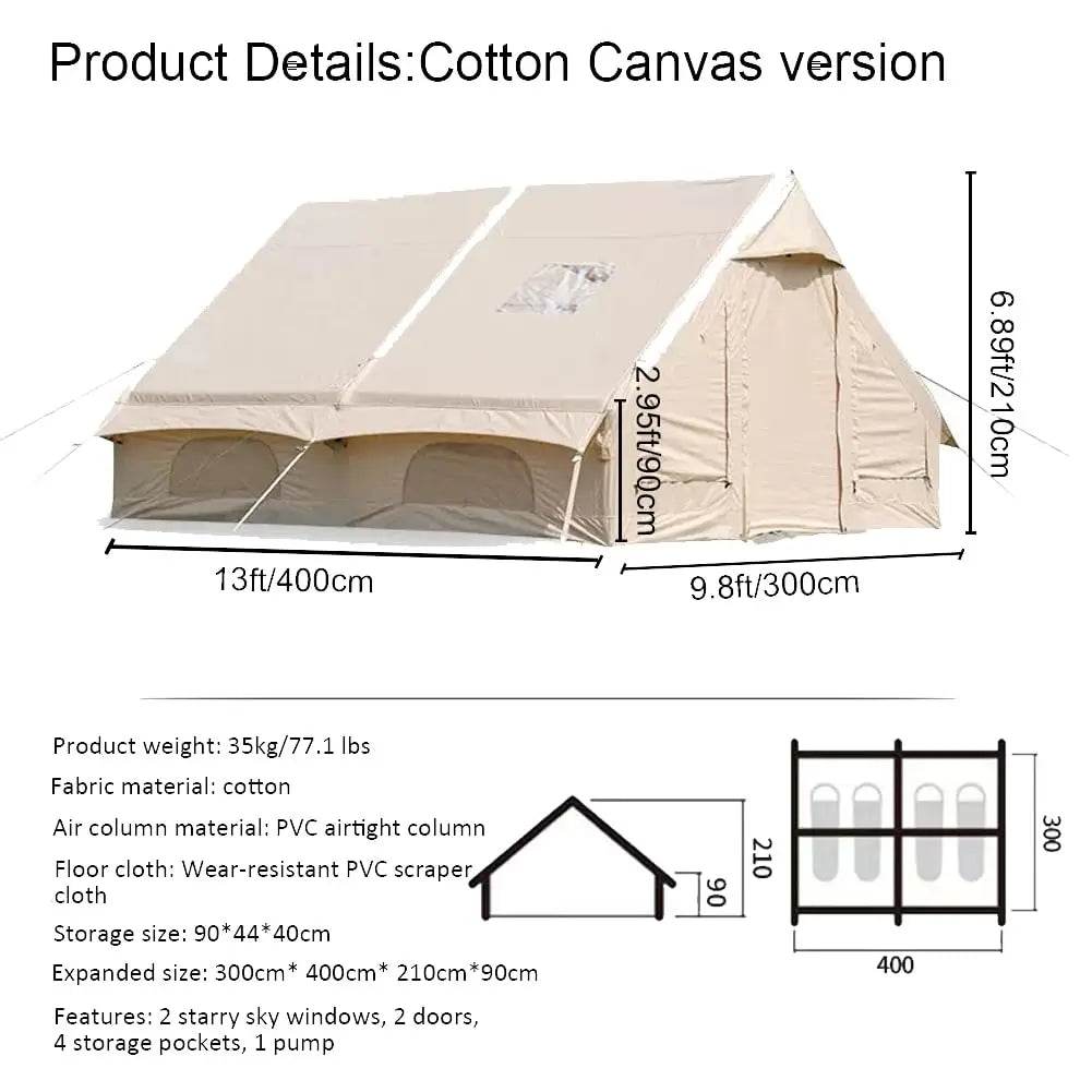Inflatable Tent for Camping, Easy Setup - Loft&Timber