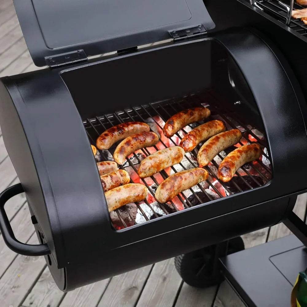 Large Outdoor BBQ Grill with 1200 Sq. In. Cooking Area and Offset Smoker - Royal Gourmet CC2036F - Loft&Timber
