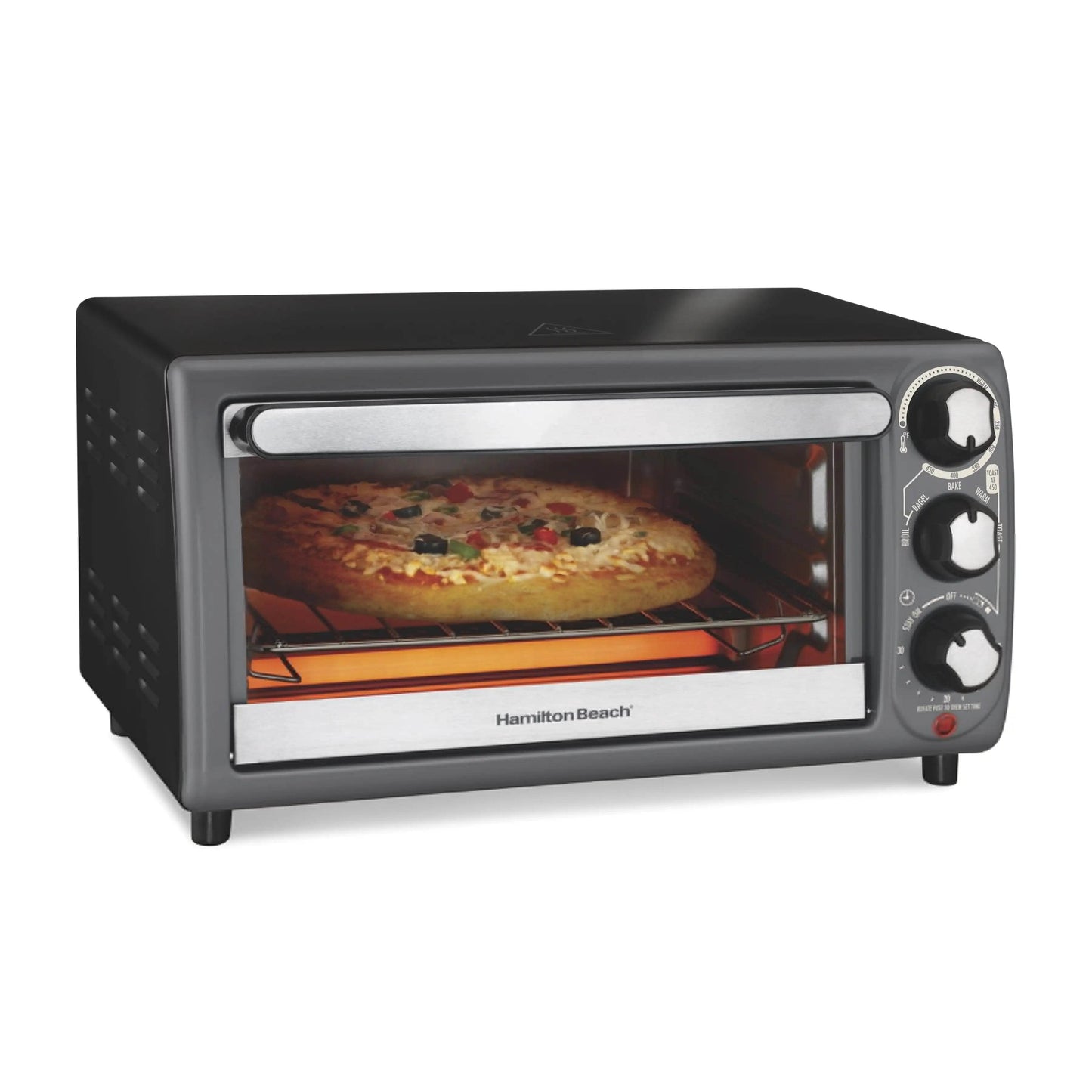 Hamilton Beach 4 Slice Toaster Oven, with 5 Versatile Cooking Modes - Loft&Timber