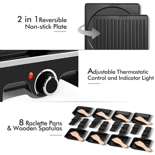 Raclette Table Grill Electric Grill Indoor Grill
