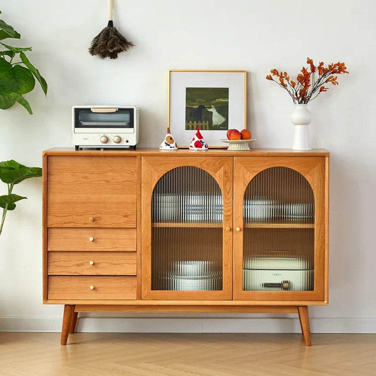 Japanese Vintage Solid Wood Sideboard - Loft&Timber