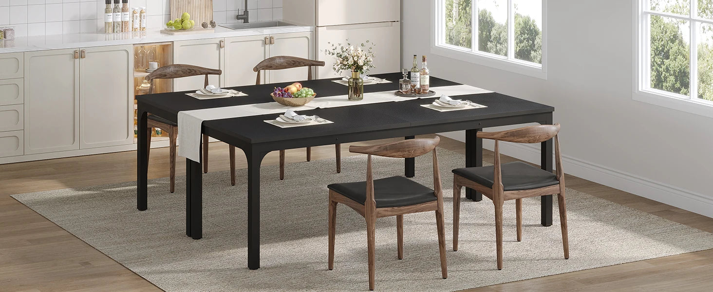 78.7" Long Dining Table for 6-8 Person - Loft&Timber