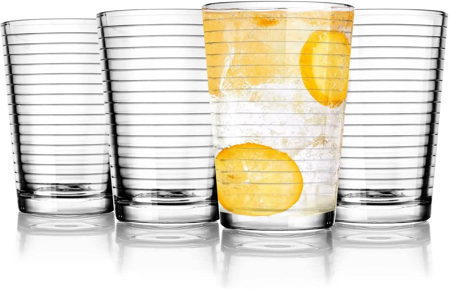 4-Pack 7oz Juice Glasses – Heavy Bottom - Loft&Timber