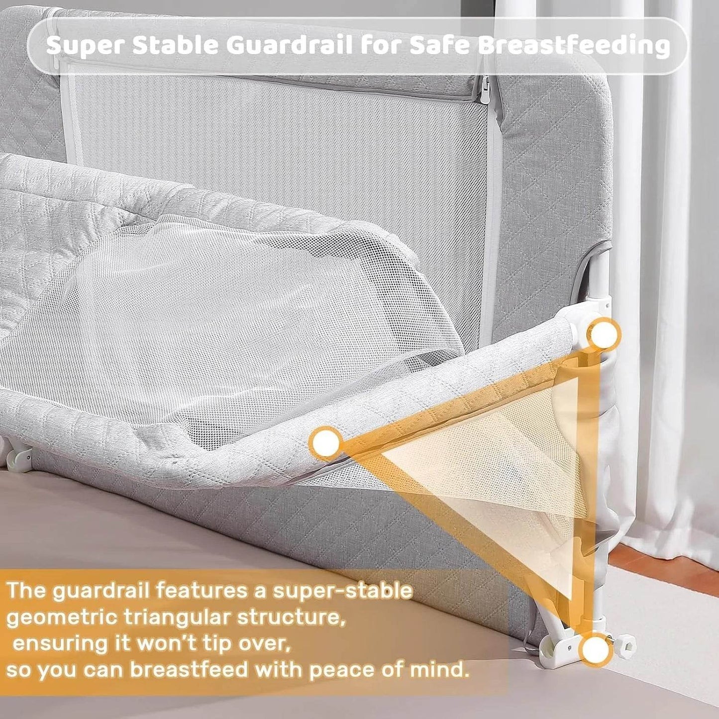 3-in-1 Folding Baby Crib - Loft&Timber