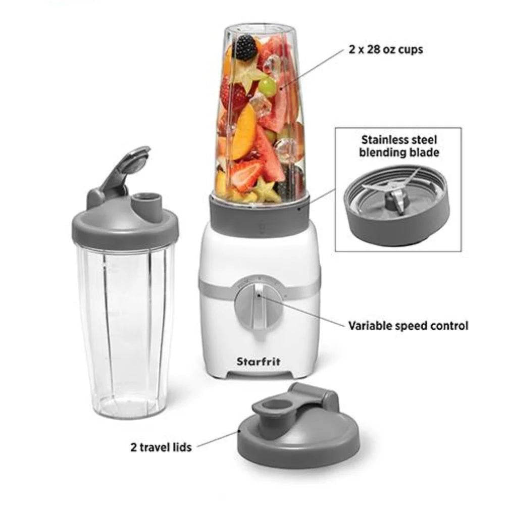 Personal Blender with 2 BPA-Free 828ml Cups - Loft&Timber
