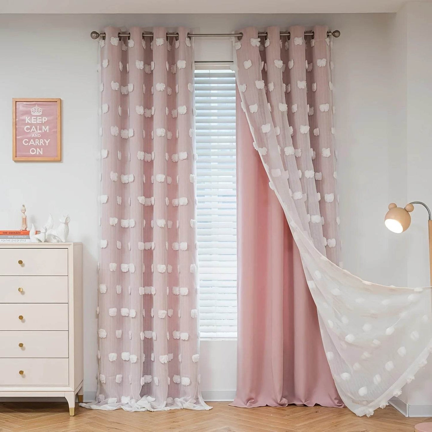 Pink Curtains For Living Room - Loft&Timber