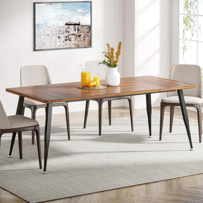 70.9" Large Dining Table for 6 to 8 - Loft&Timber