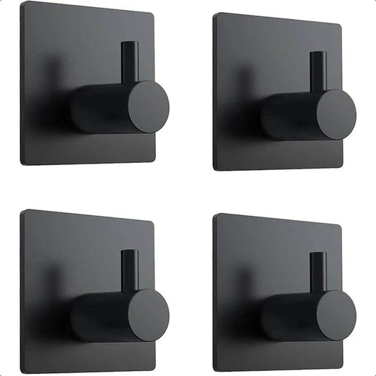 Black Wall Hooks Waterproof Stainless Steel - Loft&Timber
