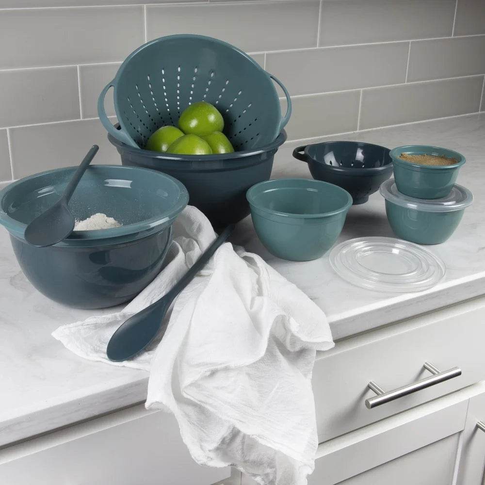12 Piece Plastic Mixing Bowl Set - Loft&Timber