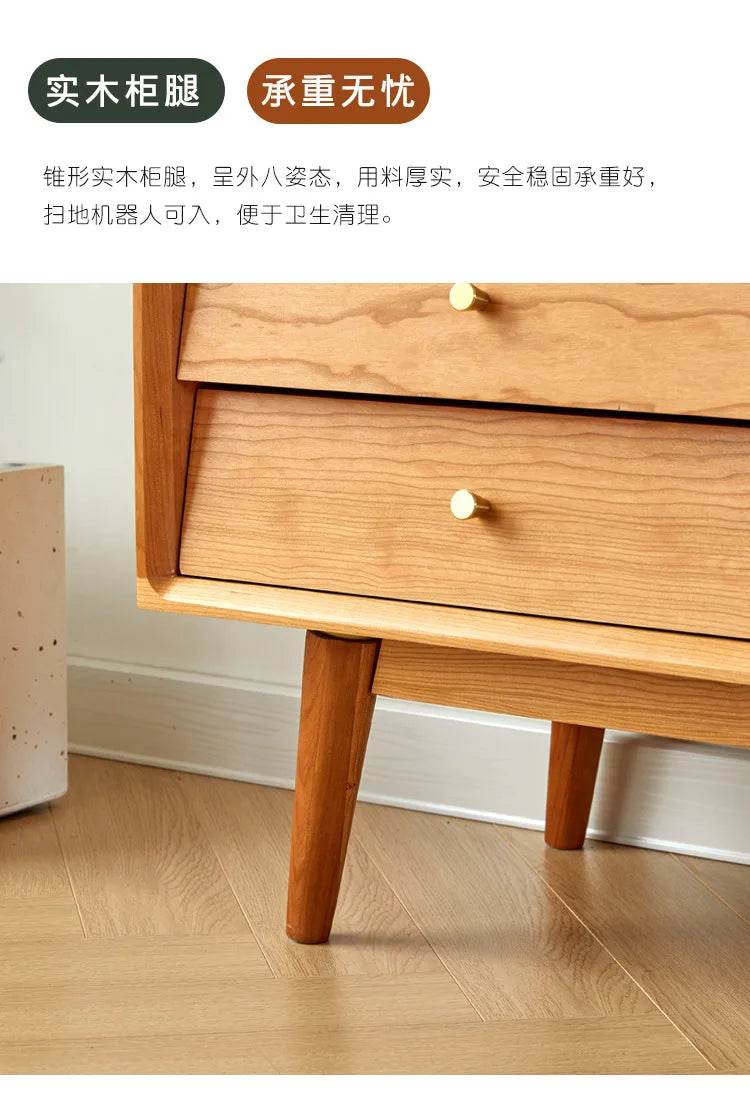 Japanese Vintage Solid Wood Sideboard - Loft&Timber