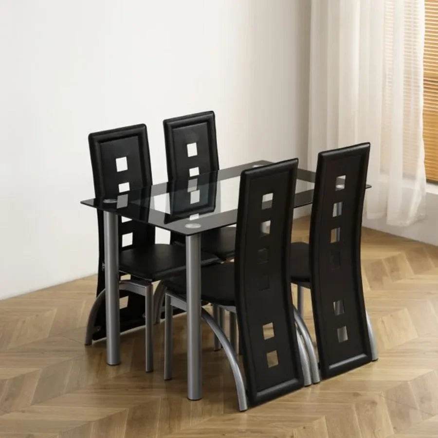 5 Pieces Dining Table - Loft&Timber