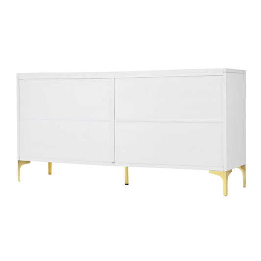 59" Creative carved 4-door Sideboard - Loft&Timber