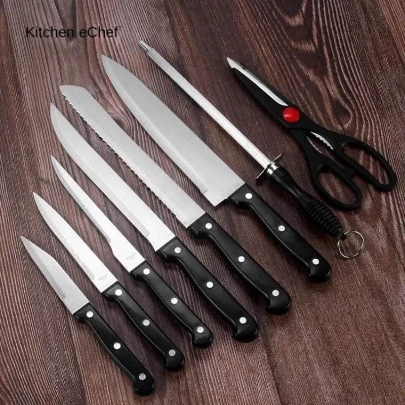 15-Piece Kitchen Knife set with Wooden Block - Loft&Timber