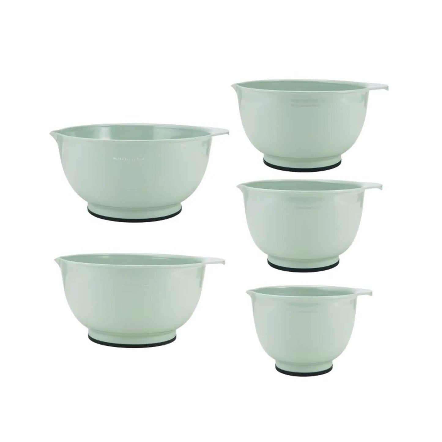 Kitchenaid Set of 5 Plastic Mixing Bowls - Loft&Timber