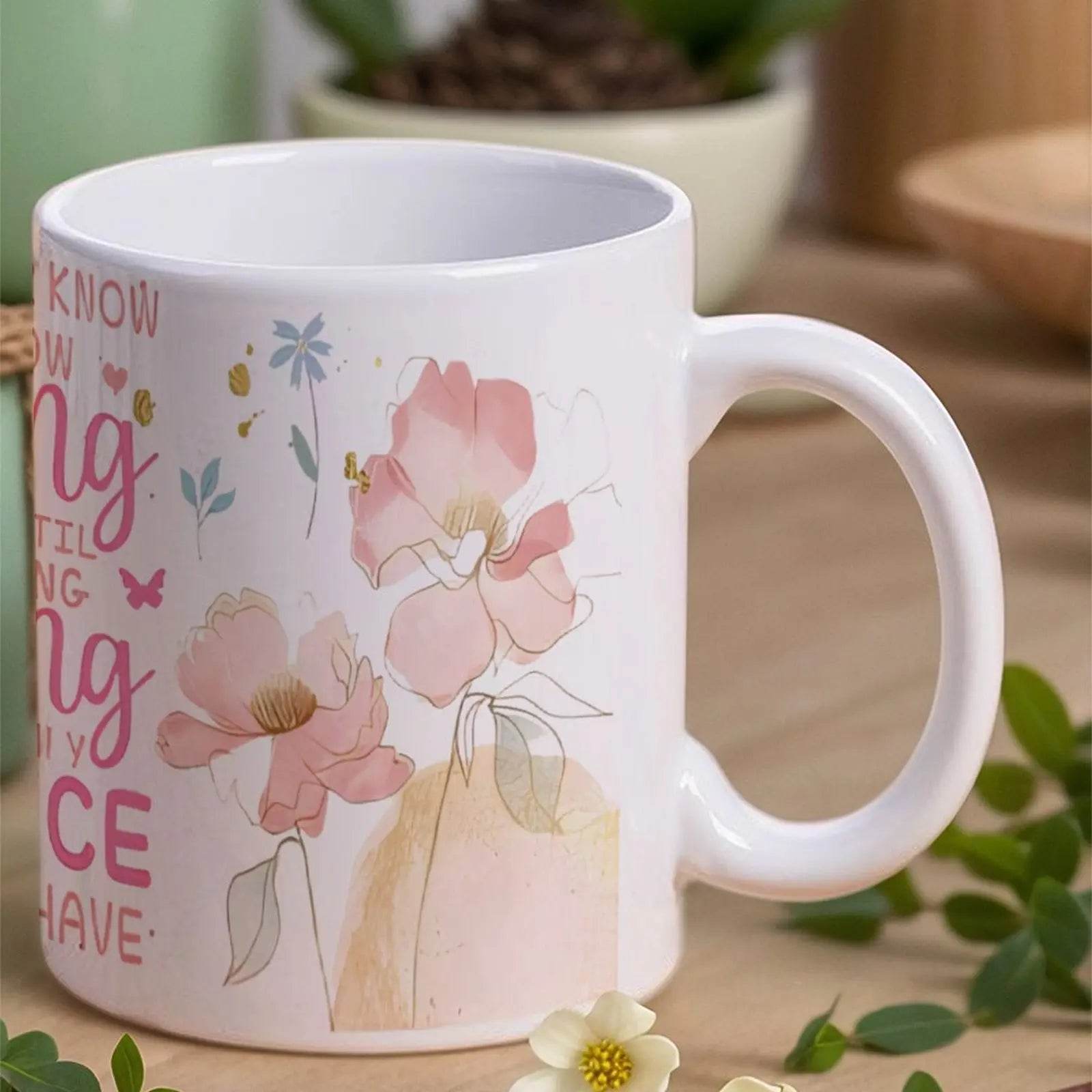 You Never Know How Strong You Are Until Being Strong Is The Only Choice You Have Ceramic Coffee Mug Bible Verse White Cup - Loft&Timber