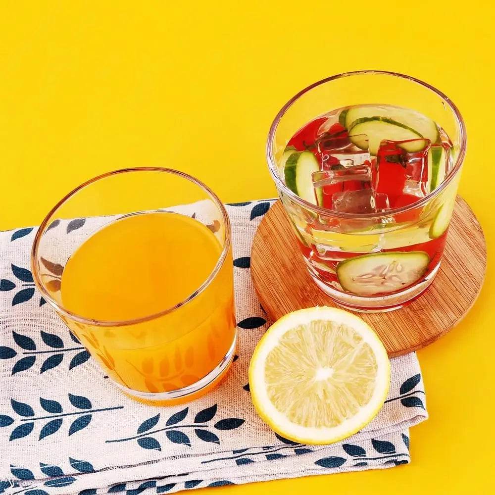 9oz Lowball Glasses, 6pc Short Glasses - Loft&Timber