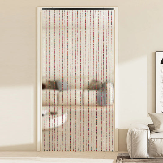 27 PCs Door Beaded Curtain, Bamboo Wooden Beaded